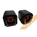 COPPIA DI CASSE USB CONTROLLO VOLUME SPEAKER COMPUTER PC PORTATILE MAC WINDOWS