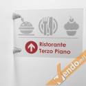 KIT 4 DISTANZIALI A VITE PER TARGHE DA PARETE MURO IN ALLUMINIO ORO 19 x 25 mm