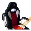 POLTRONA TIPO SEDILE AUTO DA CORSA SEDIA GAMING GAME COMPUTER CONSOLE E UFFICIO