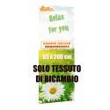 TESSUTO DI RICAMBIO STAMPA INCLUSA PER TOTEM BANNER 85X200 TIPO ROLL UP POP UP