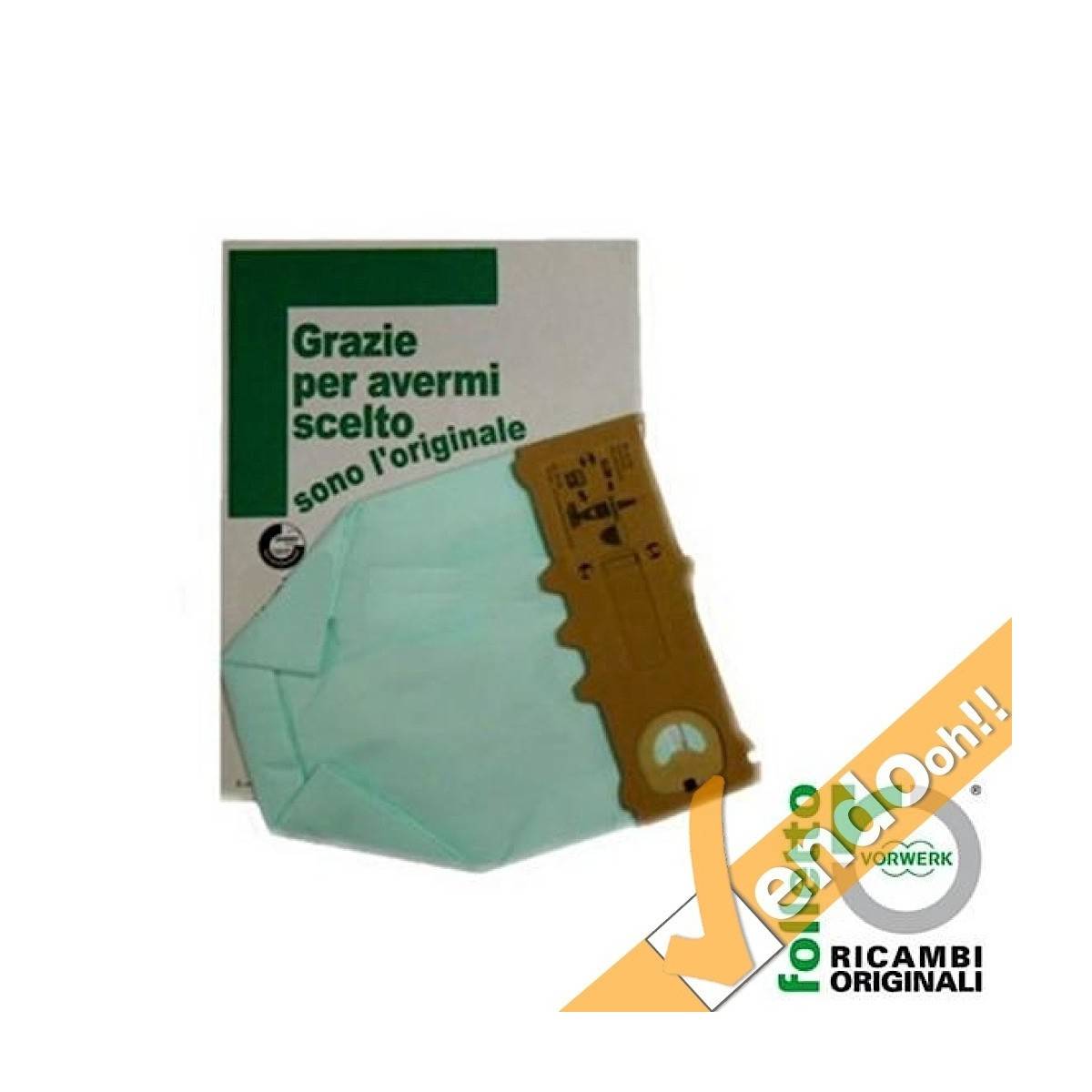 RICAMBIO SUPER FILTRELLI ORIGINALE ASPIRAPOLVERE VORWERK FOLLETTO VK 130 VK 131